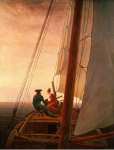 Friedrich Caspar David On a Sailing Ship  - Hermitage